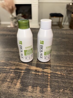 2 Biolage Strength Recovery 1 Shampoo & 1 Conditioner - 1.7 Oz Each - NEW.