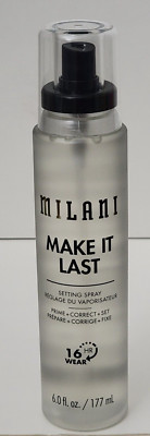 MILANI MAKE IT LAST SETTING SPRAY PRIME + CORRECT + SET 16 HR WEAR 6 FL OZ