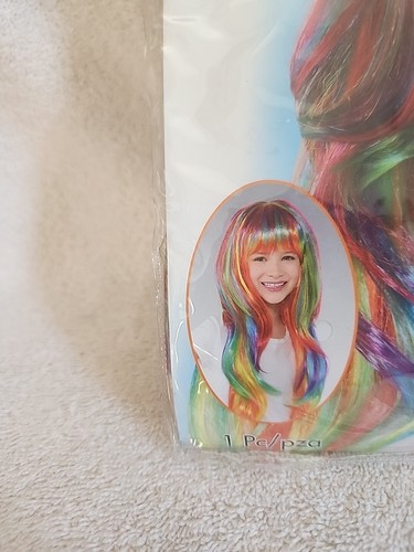 Glamorous Multicolor Wig by Amscan-For Kids/Adults! Holiday,Parties,Dress Up-New - Bild 3 von 5