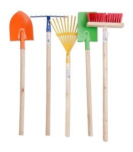 5 Teile Kinder Gartenwerkzeug Spaten Laubharke Schaufel Blatterrechen Garten Wer Ebay