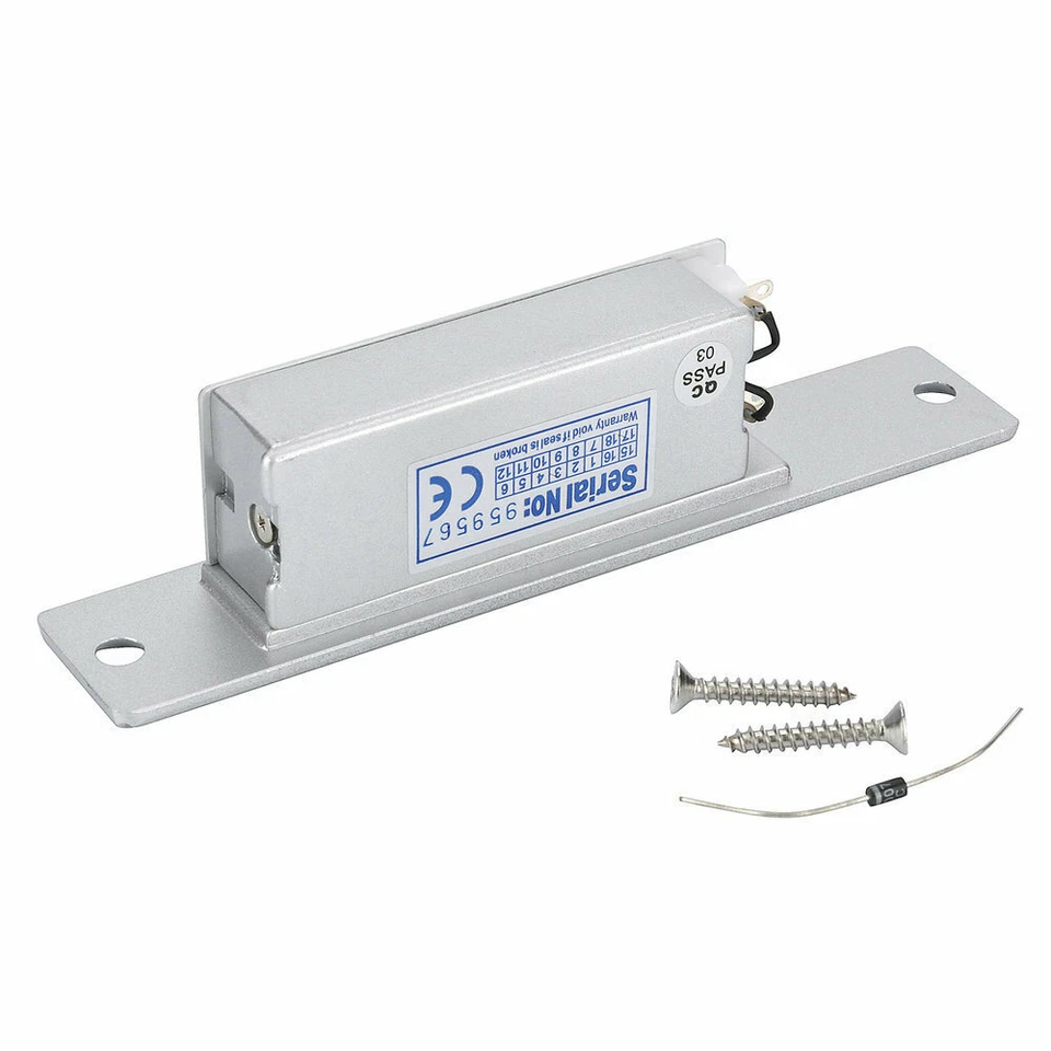 4 Apartment BUS 2 Wire Video Door Phone Intercom Monitors Electronic Door Lock - Image 2 of 4