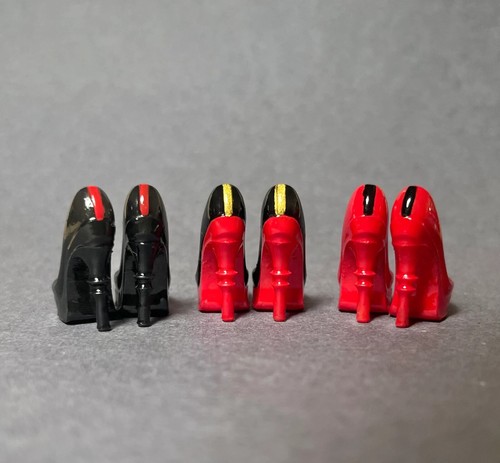 Integrity Toys NuFace/FR2/FR6.0 Shoes High Heel Doll shoes “the Black Widow" - Picture 6 of 8