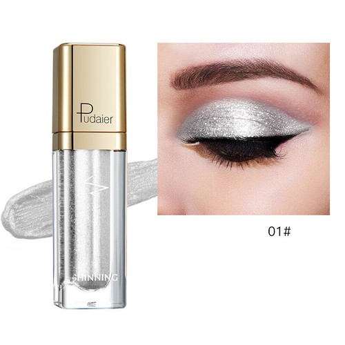Pudaier Diamond Eyeshadow Pigment LongLasting Glitter Liquid Eye Shadow Eyeliner - Picture 13 of 31