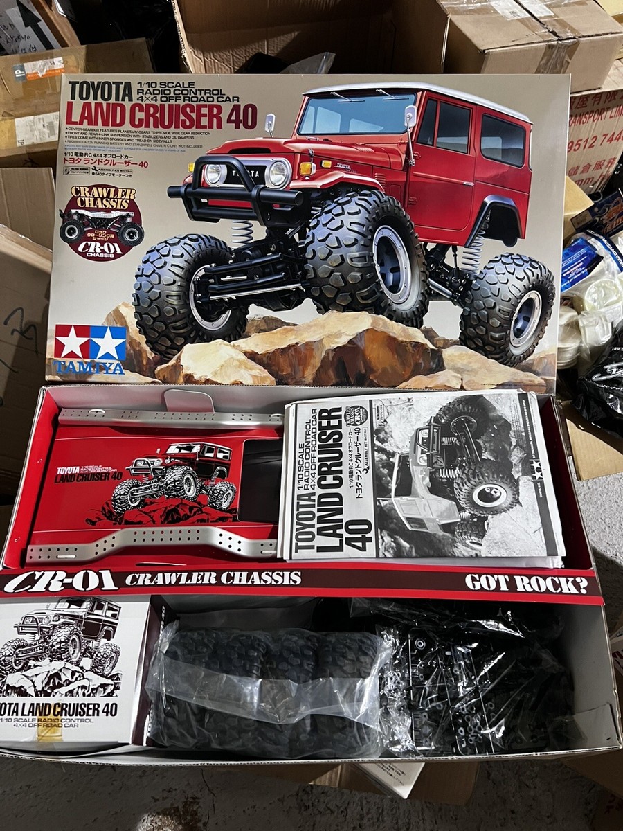 ホビーラジコン TAMIYA CR-01 LAND CRUISER 40 Tamiya 1/10 RC Toyota Land Cruiser 40 CR-01 4WD with Motor
