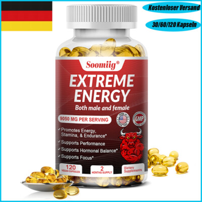 Horny Goat Grass - Roter Ginsen (Panax ginsen) und Maca 120 Kapseln