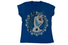 Disney Frozen Youth Girls Olaf The Snowman Shirt New XS