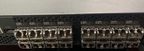 IBM 2498-B24/24E 24 Port 24 8Gb Fibre Channel Switch with 22 SFP 8gb Brocade . - Picture 2 of 4
