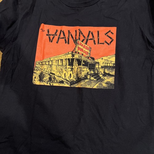 Chemise vintage The Vandals Anarchy Burger années 90 large - Photo 1 sur 6