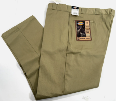 NEW MENS 48x34 DICKIES ORIGINAL 874 WORK PANTS KHAKI 48x34 | eBay