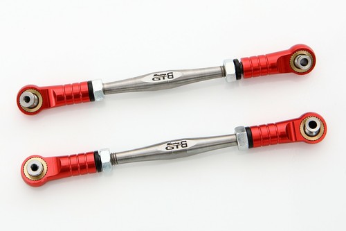 GTB CNC Titanium FR Linkage Steering Tie Rod for 1/8 RC TLR Losi 8IGHT XE 4WD - Picture 6 of 13
