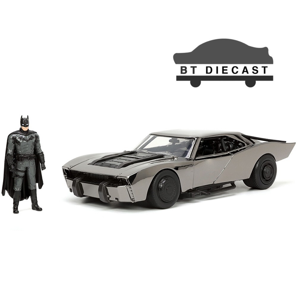JADA CONVENTION EXCLUSIVE BATMAN 2022 BATMOBILE & FIGURE 1/24