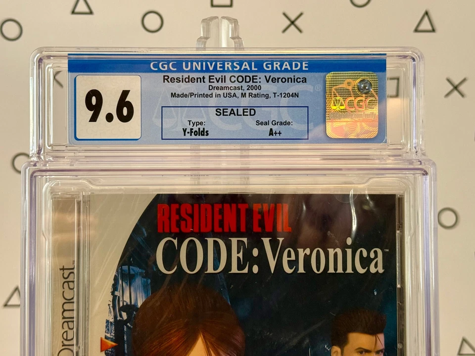 Resident Evil Code Veronica Sealed - Sega Dreamcast - CGC 9.6, A++ - First Print - Image 2 of 3
