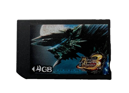 Capcom Monster Hunter Portable 3rd 4 GB Memory Stick Pro Duo Magic Gate Mark2