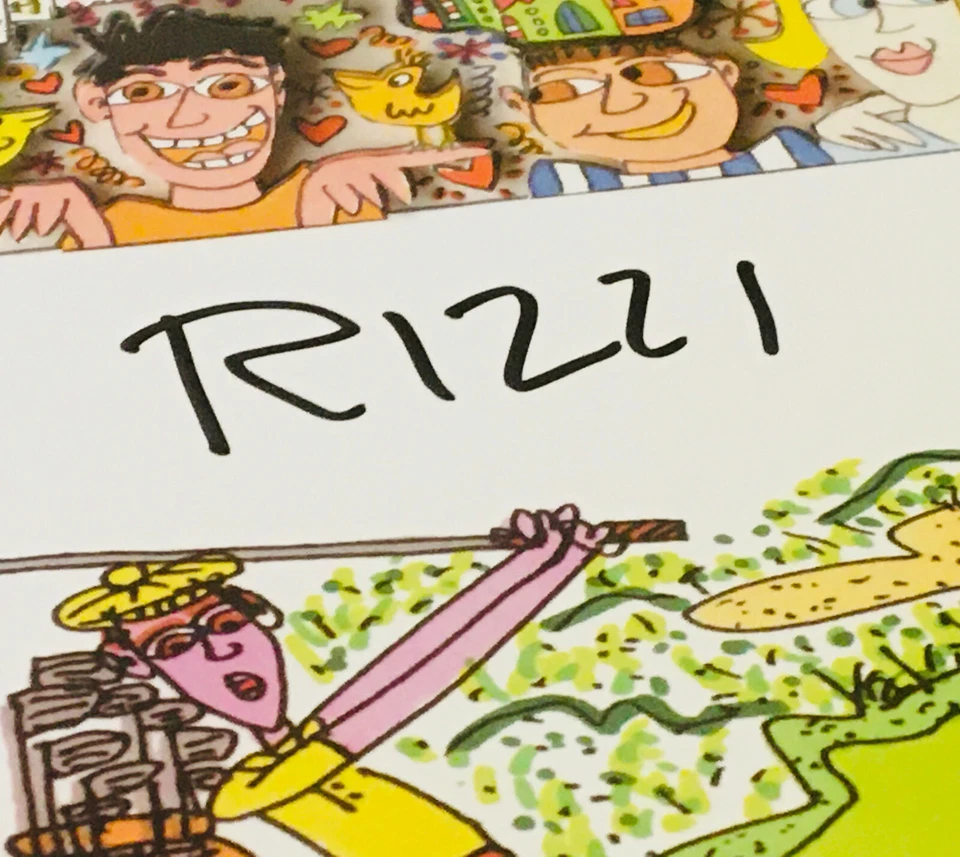 James Rizzi - Manhattan Golf Classic 2006, Poster / Plakat handsigniert, NEU - Bild 2 von 4