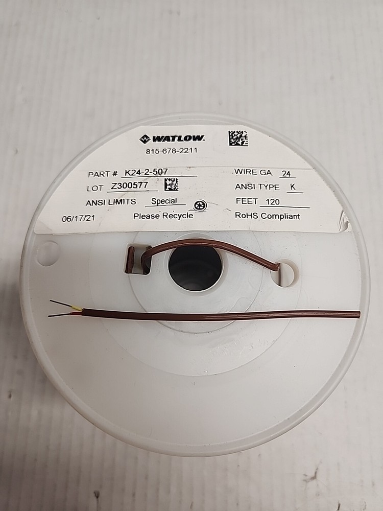 K-Type Thermocouple Wire AWG 24 100 Feet Spool