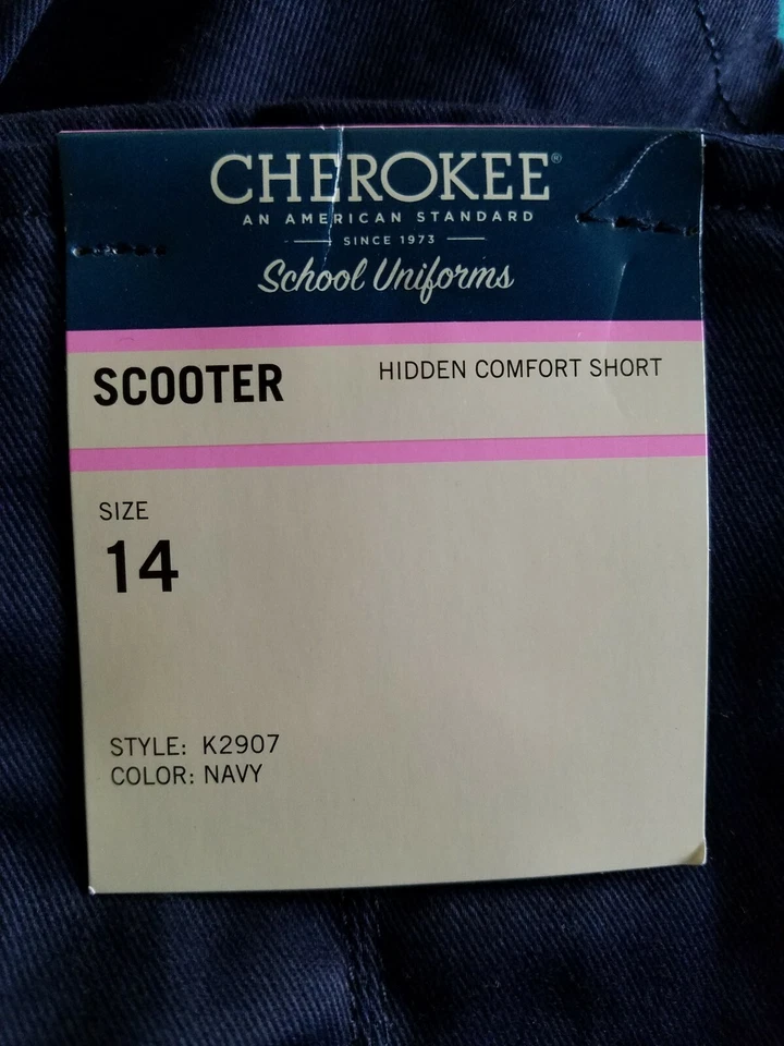 Uniforme Escolar Scooter Skort Niña 14 Azul Marino Cherokee Oculto Confort Corto Foto 3 de 3