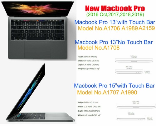 Galaxy Sky Rubberized Hard Case KB Cover For New/Old Macbook Pro Air 13 14 15 16 - Picture 6 of 24
