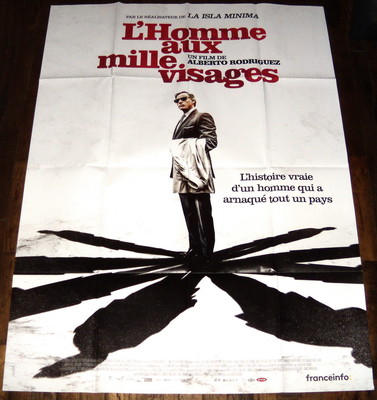 THE MAN WiTH THOUSAND FACES  Alberto Rodriguez Spying Spain  LARGE French POSTER
