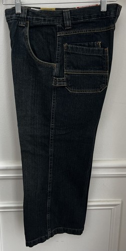 Wrangler Boys Husky Cargo Jeans Adjustable Waistband Loose Thigh Size 10 New - Picture 4 of 9