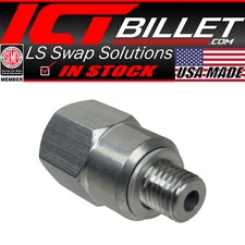 LS 1/8" NPT Coolant Temperature Sensor Adapter - Engine Swap M12-1.5 LS1 LSX LS3
