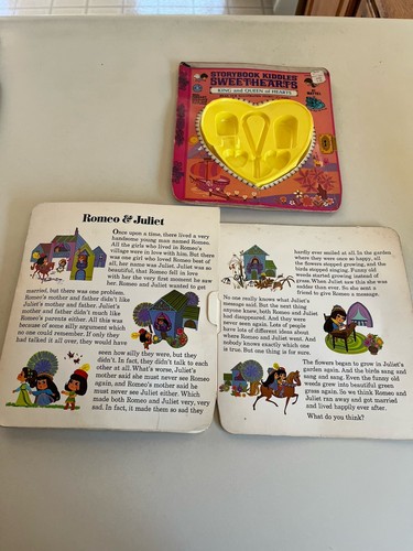 2 libri di fiabe vintage Mattel 1968 Kiddles innamorati per ricambi - Foto 5 di 10