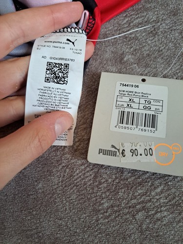 Camiseta Fútbol Ac Milán Higuaín 9 BNWT 754419 06 Puma Original Football Shirt - Imagen 3 de 11