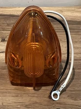 Amber Triangular LED Trailer Clearance; Side Marker; Or Truck Cab Light G5053