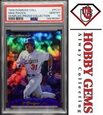 MIKE PIAZZA PSA 10 1998 Donruss Prized Collections Donruss #31 PR 540