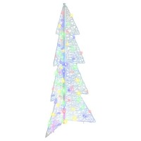 Weihnachtsbaum Mit 100 Leds Mehrfarbig 120 Cm Acryl
