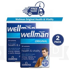 Vitabiotics - Wellman Original - 30 Tablets - PACK OF 2