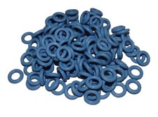 135 PCS Rubber Oring Keyboard Switch Dampeners Blue 40AR 0.4mm Screen Cloth