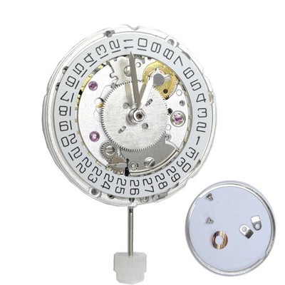 White 25 Jewels Automatic Mechanical Movement For ETA 2836-2 GMT Watch Parts