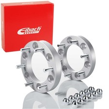 EIBACH PRO-SPACER 60mm SPURVERBREITERUNG SILBER 2x30mm SPURPLATTEN LK:5x139,7mm