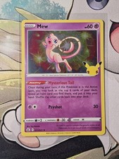 Pokemon Mew 011/025 LP Holo Rare Celebrations 25th Anniversary Trading Card 2021 on eBay