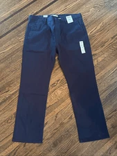Levi Strauss Signature Gold Men's Straight Chino Pants 40X42 navy