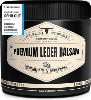 URBAN FOREST Lederpflege Mit Bienenwachs & Avocado-Öl 500Ml Für Auto Sofa Möbel