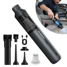 NEVERLAND Car Vacuum Cleaner Handheld 16 KPA Strong Suction Type-C USB Charging