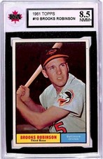 1961 Topps /# 10/Brooks Robinson / Baltimore Orioles/ KSA 8.5/ 0 US $ Cust.