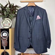 Hawes & Curtis (40R) Windowpane Box Check Mod...