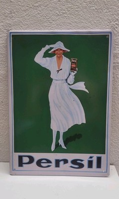 Blechschild Persil Werbeschild Nostalgie - Guter Zustand 