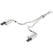 Borla 140590bc S-type Stainless Cat Back Exhaust For 2015-17 Ford Mustang Gt 5.0