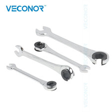 Ratchet Flare Nut Wrench Tool 8-19mm Mirror Polish 72t Ratcheting High Torque Sp Ratchet Flare Nut Wrench Tool 8-19mm Mirror Polish 72t Ratcheting High Torque Sp
