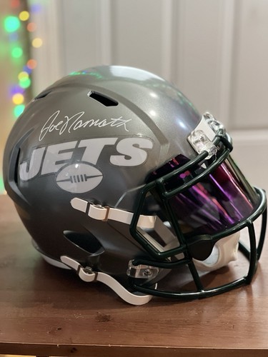 JOE NAMATH Signed Flash Full Size Beckett Certified Helmet