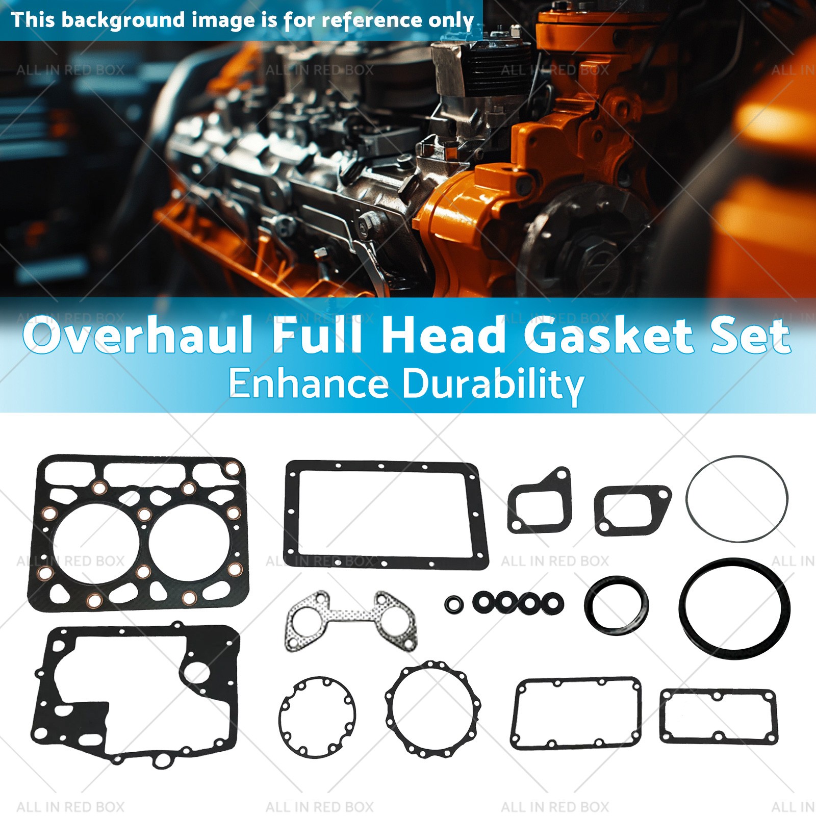 Overhaul Full Head Gasket Set Suitable for Kubota ZB600 Z600 B4200 Diesel