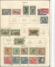 CONGO on Scot International Album Pages 1894 to 1993 - 474 Different Stamps