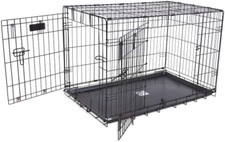 Products Two Door Provalue Wire Dog Crate, 24 Inch, for Pets 15-30 Lbs, with 5-P