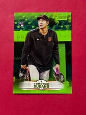 Tomoyuki Sugano Rookie-  2025 Stadium Club #8 Lime Green - Baltimore Orioles
