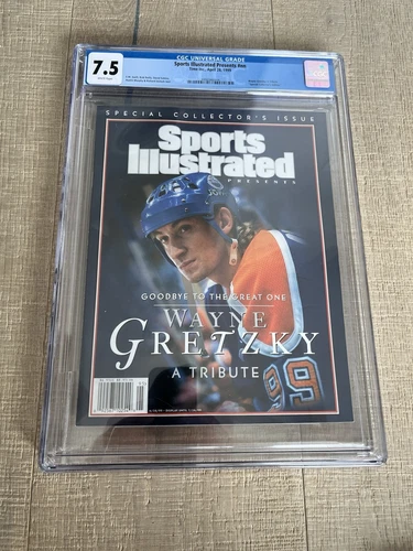 CGC 7.5 Sports Illustrated Presents Wayne Gretzky Tribute Issue April 28, 1999