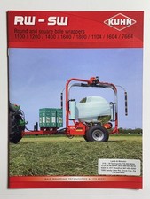 Kuhn Round and Square Bale Wrappers Sales Brochure *Showroom Booklet*