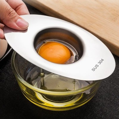 Egg White Separator Tools Eggs Yolk Filter, Separating Funnel Spoon Egg Divider